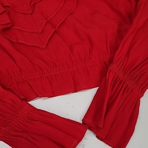 Other stories Ruffled long sleeves top - Picture 4 of 6